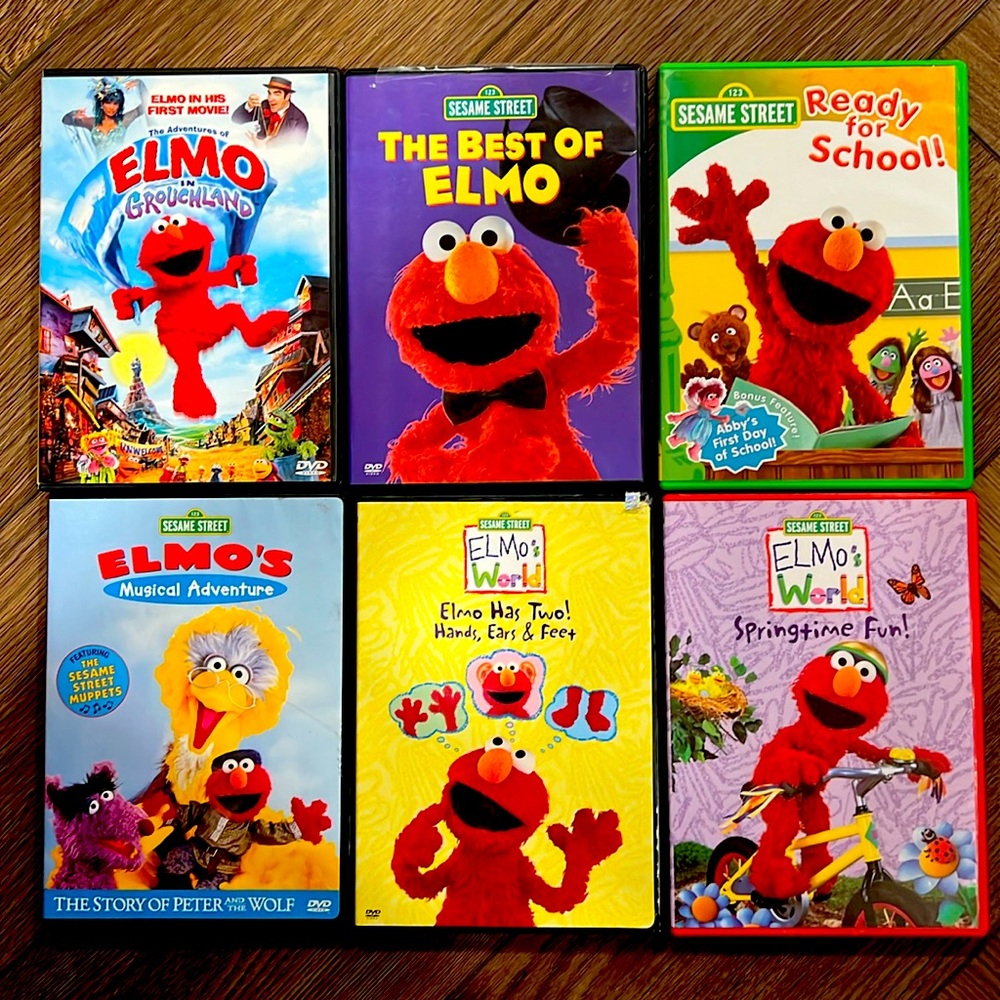 RARE FIND-ELMO SESAME STREET MOVIE COLLECTION - Picture 1 of 5
